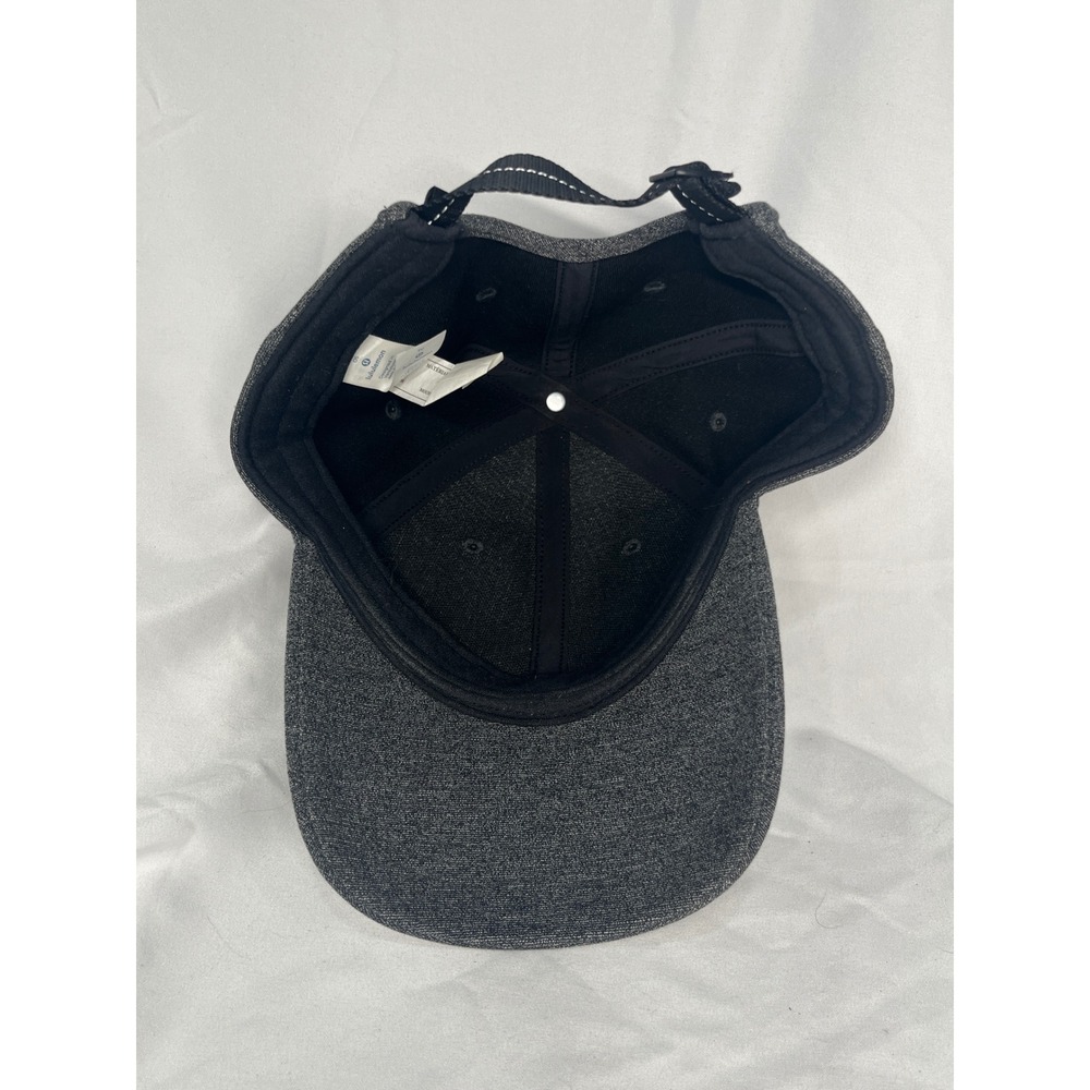 Lululemon Heathered Gray Baseball Cap Adjustable Strapback Hat OS Charcoal - Picture 6 of 8